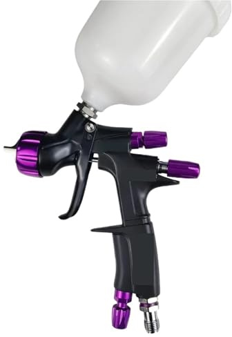 UMOBXKIFN 1 stück 9200 Hohe Zerstäubung 1,3mm Sprühfarbe Automobil Blech Möbel Farbe Spray Lack(Orange)