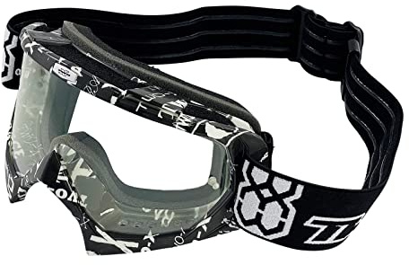 TWO-X Cross-Brille - Motocross-Brille - Kratzfeste Motorrad-Brille - Enduro & Downhill - Modell Race
