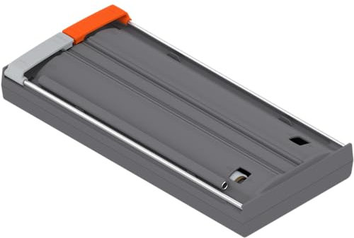 Blum AMBIA-LINE Folienschneider | 2-in-1 Cutter für Frischhalte- & Alufolie bis Ø 46 mm | faltenfreies Abrollen & sauberes Schneiden | Küchenhelfer mit modernem, platzsparendem Design | Oriongrau