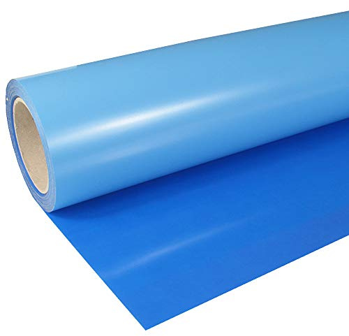 Siser 20€/m² Flexfolie P.S. Film Easy Weed A0027 Neon Blau 50cm x 1m Bügelfolie Flex Folie
