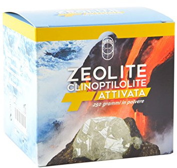 Zeolite Clinoptilolite Attivata al 100% - 250 grammi in polvere - Dispositivo medico di classe 2a approvato per l'uso orale. Prodotto in Italia