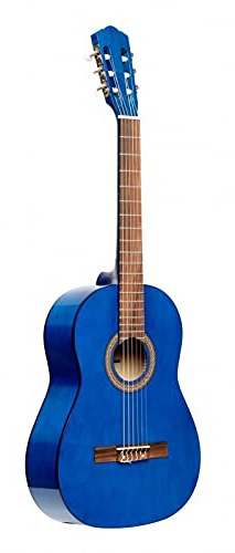 STAGG 4/4 CLASS.GUIT GLOSS BLUE