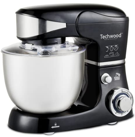 Techwood TRO-1056 Robot Pétrin - 5 L - 1000 W Noir