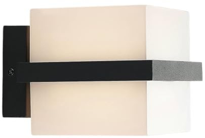 Lindby LED Wandleuchte außen Auron (spritzwassergeschützt (Modern) in Schwarz (2 flammig,) - Außenwandleuchten Wandlampe Led Außenlampe Outdoor für Außenwand/Hauswand