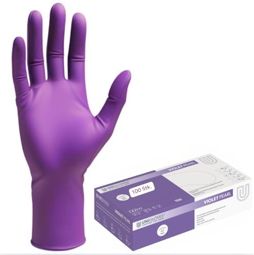 Sugaring Cane Einweghandschuhe 100 Stück/Box, Nitrilhandschuhe, puderfrei & latexfrei, Einmalhandschuhe, Wegwerfhandschuhe, Handschuhe in Größe S