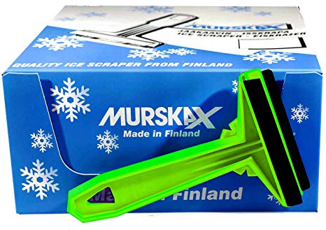 Murska Squeegee Ice Scraper Brass Blade Original of Finland random colour of Black Yellow or Green. Indestructible Windscreen Scraper Will Scrape Pesky Frost And Ice From Windscreens, Side Windows