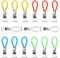 DONQL 15Pcs Accroche Torchon, Porte Torchon Cuisine, Pince Torchon Crochet Torchons, Pince à Serviette en Métal, Attache Serviette Attache Torchon Cuisine, Porte Torchon Coulissant(5 couleurs)