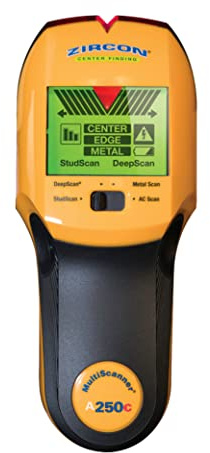 Zircon MultiScanner A250c All-in-One-Scanner - Leitungssucher - Leitungssuchgerät mit DREI Modi - Ortungsgerät - Kabelfinder