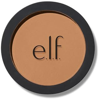 e.l.f. Primer-Infused Bronzer, Long-Lasting & Budge-Free Makeup, Lightweight & Buildable, Smooth & Easy Application, Vegan & Cruelty-Free, Catching Rays