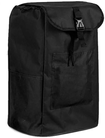 THEGA 77L Sac De Remplacement De Chariot À Main - Sac De Rechange pour Caddie, Sac de Rechange en Tissu Oxford étanche, Sac de Rechange pour Chariot de Courses avec Poche Latérale, Grande capacité