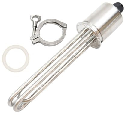 nmbhus Élément Chauffant De l'eau en Acier Inoxydable 9KW, Thermoplongeur Électrique À Trois Pinces De 2 (OD64mm) (Size : Heater clamp)