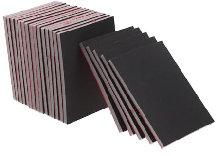 NIYANGLE 3 Set Carta Abrasiva Per Auto Spugna Abrasiva Carta Vetrata Fine Tamponi Di Levigatura Blocchi Di Levigatura Carta Vetrata Per Auto Spugne Abrasive Sabbia Affollata 20 Pezzi * 3