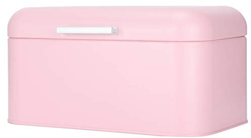 SUPYINI Organizador de panera de hierro rosa retro para el hogar y la cocina