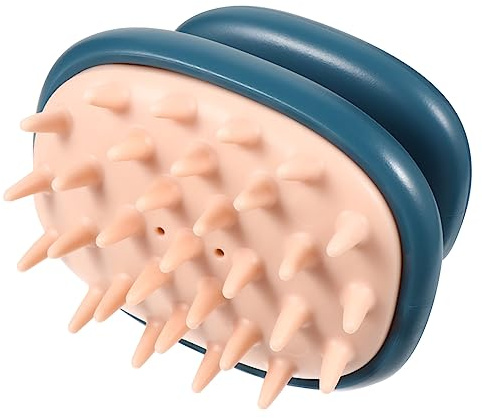 Healvian Kopfhaut Massagebürste aus Abs Handliche Shampoo Bürste zur Reinigung von Haar und Kopfhaut für Tägliche Anwendung