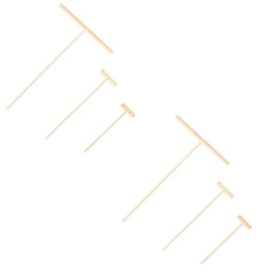 DIYEAH 6pcs Craft Mini Rakes Zen Garden Rake Toys Boys and Girls Sand Table Tools Creative for Boys and Girls