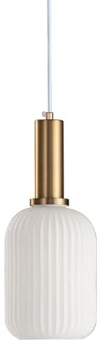 Moderne stil Ohne Stromanschluss Hängelampen mit batterie,Batteriebetriebene Glas Pendelleuchte mit Fernbedienung,Kabellos Hängelampe RGB Farben dimmbar,wiederaufladbare Beleuchtungsvorrichtung.(White