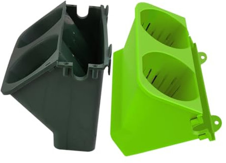 FONDOTIN 2stücke Selbstbewässernde Pflanzgefäße Aus Kunststoff Für Zimmerpflanzen Mit Automatischer Bewässerung Praktisches Hydroponisches Wanddesign Platzsparende Lösung Für Balkon