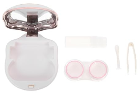 PENIKOKO Portable Cat Claw Contact-Lens Organizer Lens Case Abs Plastic Protective Travel Box for Outdoor Use and Eye Care