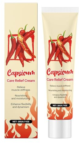 Gel de chile para recuperación deportiva: Crema para músculos y articulaciones, cálida y relajante, ideal para cuello y rodillas; relaja y alivia el dolor después del ejercicio; fórmula natural