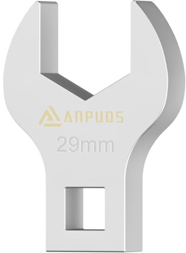 ANPUDS Clé à molette 29 mm, type V 1/2, clé à fourche, métrique, clé plate pour l'entretien des robinets, écrous de machine et climatiseurs
