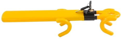 Antirrobo Coche Bloqueo del volante coche, cerraduras en T retráctiles, herramienta de seguridad antirrobo alta resistencia 47-64cm Barra Bloqueo Volante