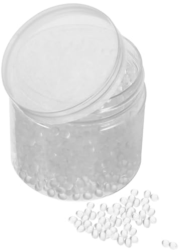 WESIEVYA Perlas Termoplásticas Transparentes 80 G Botella, Cuentas de Plástico Polimorfas Reutilizables para Modelado Diy, Termoplástico Moldeable Agua Caliente para Manualidades