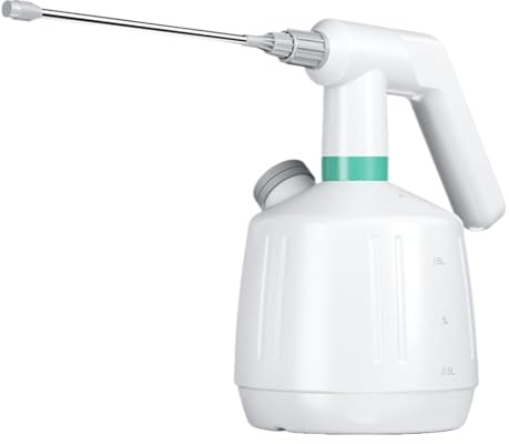 Spruzzatore d'acqua elettrico, Pompa a pressione portatile, Nebulizzatore batteria 2L, Strumento di irrigazione da giardino, Spruzzatore per piante da interno, Rondella per patio esterno