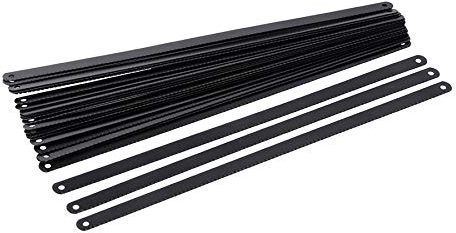 dapetz® 24er Pack Carbon Stahl Bügelsäge Klinge 300 mm 24 TPI für Schneiden Baustahl Qualität