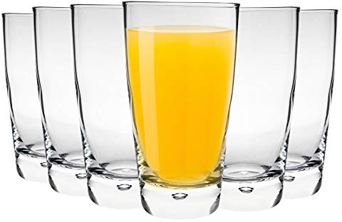 Bormioli Rocco Luna Base Claire Bubble Highball Verres à Cocktail - 340ml - Paquet de 12