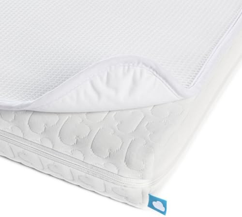 Aerosleep Essential Pack: Matratze + SafeSleep 3D-Schoner - 140 x 70 cm | zuverlässige Babymatratze, 3-lagiger Matratzenschoner