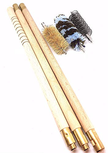 ARMERIAONLINE SINCE 1999 Kit Pulizia Armi Cal 12 Kit Pulizia Fucile Calibro 12 con scovoli Made in Italy