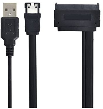 KENGAA Câble numérique Ajustez for 2 5 Pouces de Disque Dur SATA 22 Épingler à Esata Données USB Câble alimenté 50cm