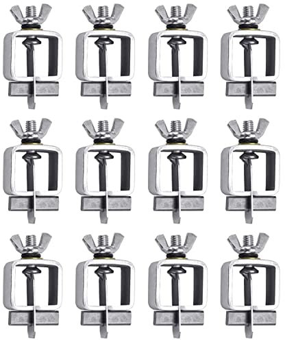aleawol Schweißklammern Stumpfschweißklemmen, 12 Stück Schweißklemmen, Autotürschweißklemme Schweissklemmen, Wiederverwendbar Blech Schweißklemme für Haushalt, Industrie-Zubehör