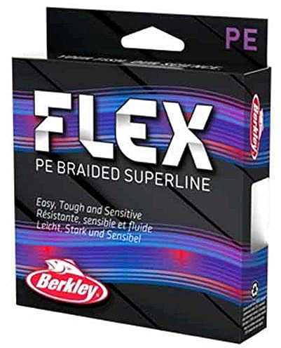 Berkley Flex PE Superline Braided Fishing Line 135m Pike Perch Trout Game Spin (14lb/6.7kg - 0.14mm)