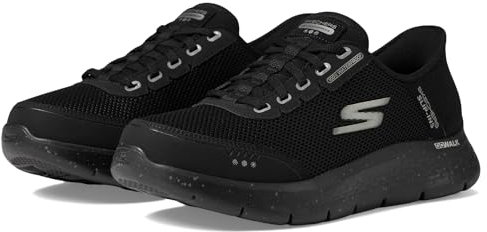 Skechers herr Go Walk Flex Sneaker, Svart vit, 42 EU