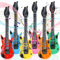 Instrumentos inflables, Guitarra de Aire Inflable, Guitarras de Aire para inflar, Guitarra Inflable, Guitarra Inflable,100cm,Disfraz Inflable para niños, 6 Piezas