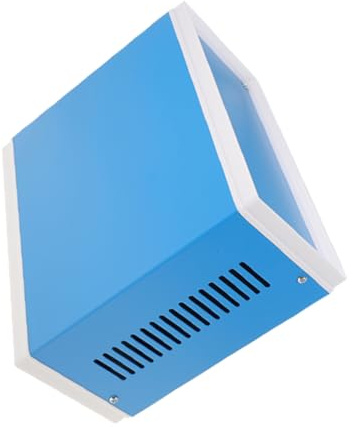 SOLUSTRE Contenitore Costruzione Robusta e Protezione Duratura Alluminio Elettronica Blu per Progetti Elettronici Fai-da-te e Montaggi Elettrici