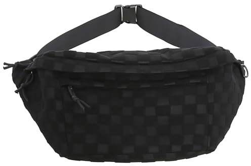 Micmores Crossbody Bag Damen Bauchtasche Damen Groß Umhängetasche Gürteltasche, Stilvolle & Praktische Brusttasche Hüfttaschen für Laufen Fitness Joggen Wandern(Schwarz)