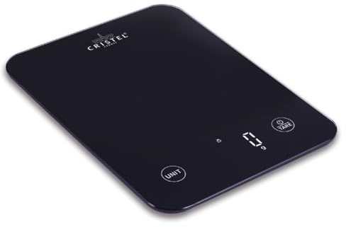 Cristel | Balance De Cuisine électronique Rechargeable Noire 10 Kg