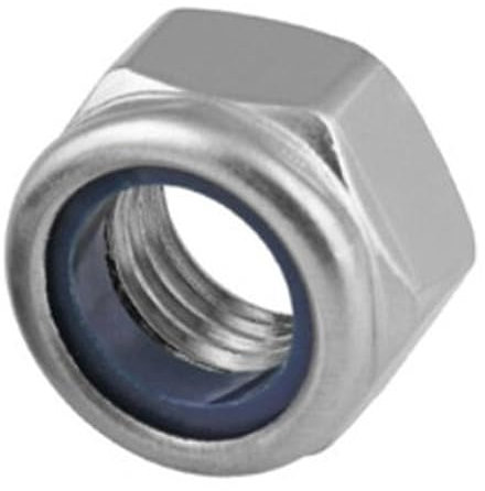 1/5 Stück 304 Edelstahl A2 M8 * 1 M10 * 1 M10 * 1,25 M12 * 1,25 M12 * 1,5 M14 * 1,5 M16 * 1,5 M18 * 1,5 M20 * 1,5 Feingewinde-Nylon-Sicherungsmutter(M20x1.5 1Pcs)