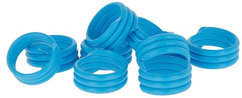 Kerbl Hobbyfarming Spiralring, 10 mm, blau Kunststoff, 100 STK.