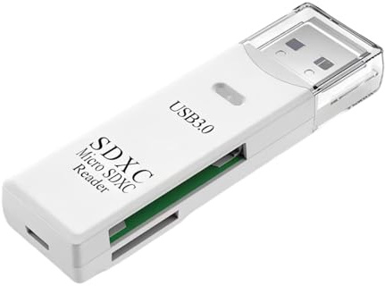 Lector de tarjetas micro SD USB 3.0 2 en 1, adaptador de lector de tarjetas de memoria de doble ranura para SD, TF, SDHC, SDXC, MicroSD, MicroSDXC, compatible con Mac, Win, Linux, Pc, portátil