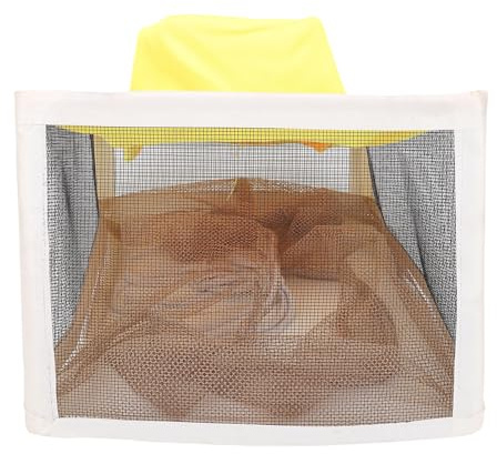 Pssopp Beekeeping Hat with Veil, Mesh Steel Yarn Material, Enhanced Visibility and Protection, Ideal for Beekeepers and Outdoor Enthusiasts
