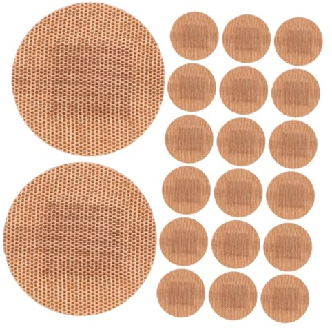 CIYODO 50PCS Breathable Round Cloth Bandages for Sensitive Skin Strong Adhesive Finger and Joint Wound Protection Travel Essentials for Blister Prevention and Enhanced Healing