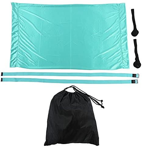LjwZekyrnt Amaca da yoga verticale con gamba divisa estensibile per allenamento, amaca aerea elastica portatile per la casa (Blu scuro)