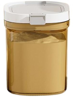 Dispenser per latte in polvere PP ABS AS 800/1300/1800 ml, 210-280 g, contenitore ermetico impilabile per latte in polvere con supporto per paletta, contenitore portatile per alimenti per casa e