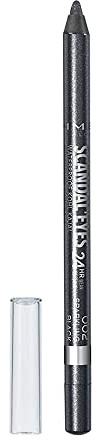 Rimmel – Kajal-penna, vattentät, intensiv färg – mjuk konsistens – 002 gnistrande svart – 1,3 g