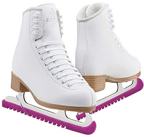 Jackson Classic 200 Womens/Girls Figure Ice Skates, Medium Width, Womens Size 9 with Centipede Skate Guard