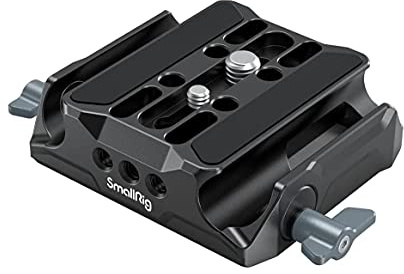 SMALLRIG Universal Camera LWS Basplatta, Base Plate med Dual 15mm Rod Clamp - 3357