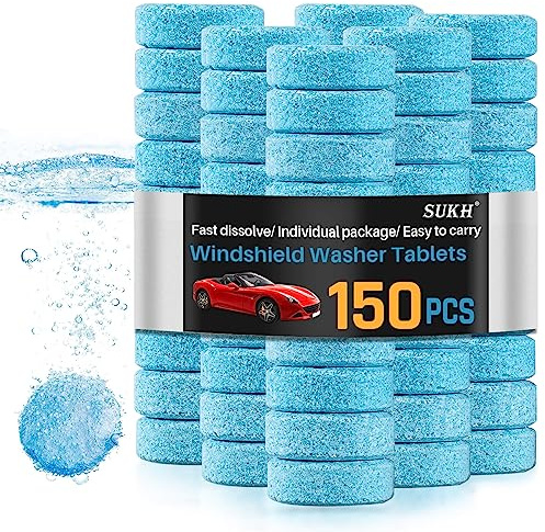 Sukh 150 Windshield Washer Fluid Tablet - De-icer/Methanol Needed in Winter
